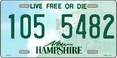 NH license plate 1055482