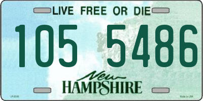 NH license plate 1055486
