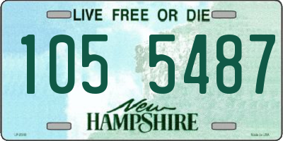 NH license plate 1055487