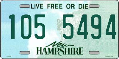 NH license plate 1055494