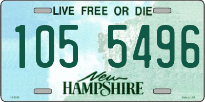NH license plate 1055496