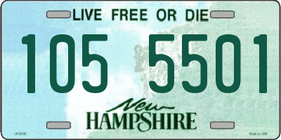 NH license plate 1055501