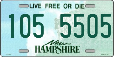 NH license plate 1055505