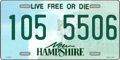 NH license plate 1055506