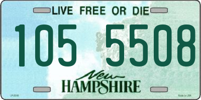 NH license plate 1055508