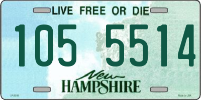 NH license plate 1055514