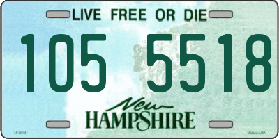 NH license plate 1055518