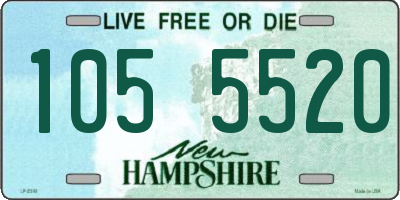 NH license plate 1055520