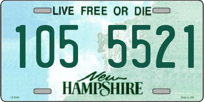NH license plate 1055521