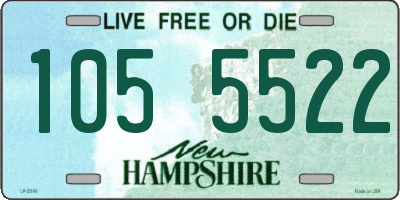 NH license plate 1055522