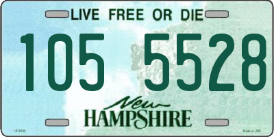 NH license plate 1055528