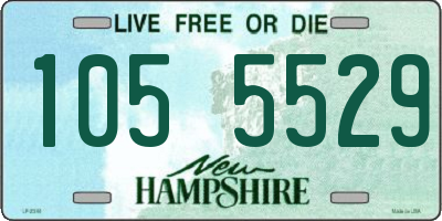 NH license plate 1055529
