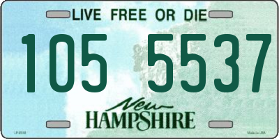 NH license plate 1055537