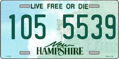 NH license plate 1055539