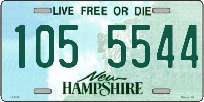 NH license plate 1055544