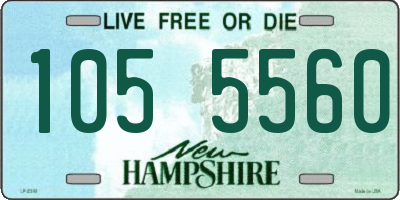 NH license plate 1055560
