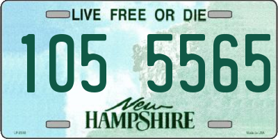 NH license plate 1055565