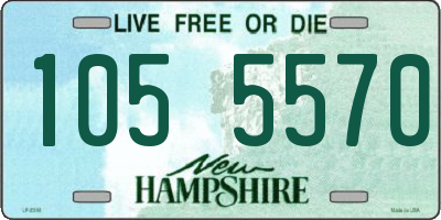 NH license plate 1055570