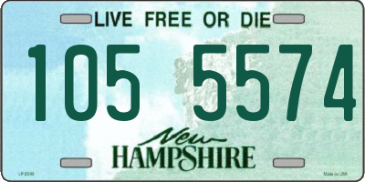 NH license plate 1055574