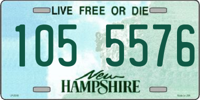NH license plate 1055576