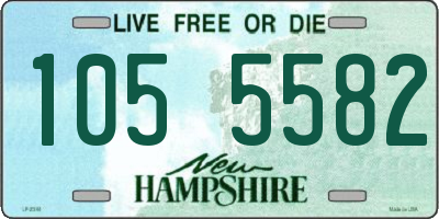 NH license plate 1055582