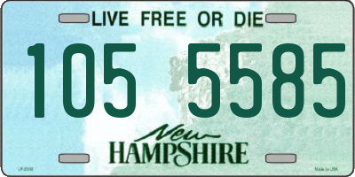 NH license plate 1055585