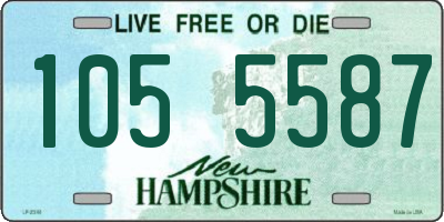 NH license plate 1055587