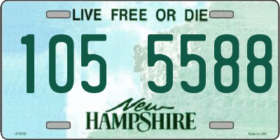 NH license plate 1055588