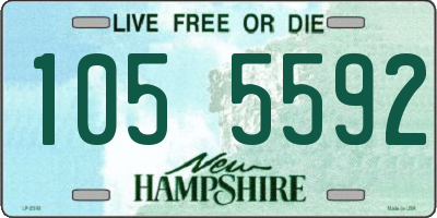 NH license plate 1055592