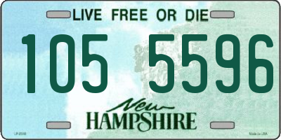 NH license plate 1055596