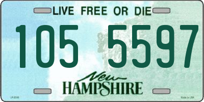 NH license plate 1055597