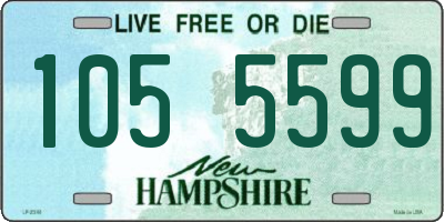NH license plate 1055599