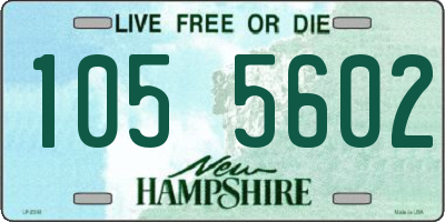 NH license plate 1055602