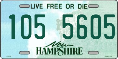 NH license plate 1055605