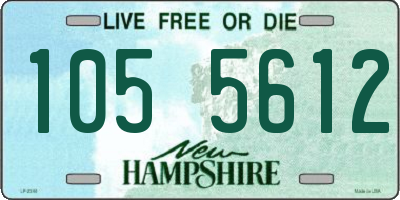 NH license plate 1055612