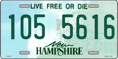 NH license plate 1055616