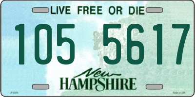 NH license plate 1055617