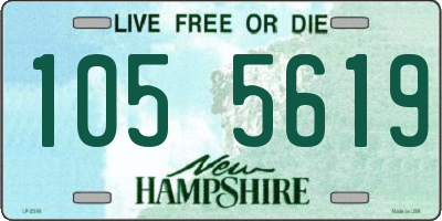 NH license plate 1055619