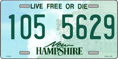 NH license plate 1055629