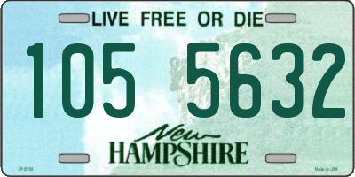 NH license plate 1055632