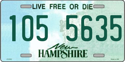 NH license plate 1055635