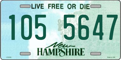 NH license plate 1055647