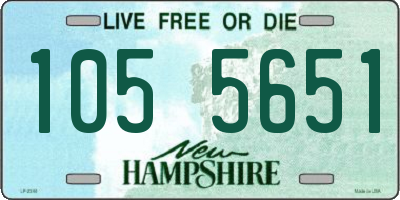 NH license plate 1055651