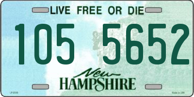 NH license plate 1055652