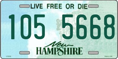 NH license plate 1055668