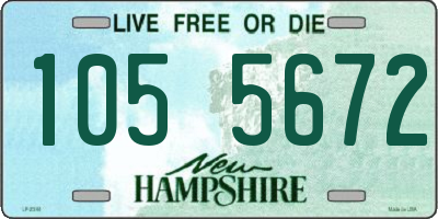 NH license plate 1055672
