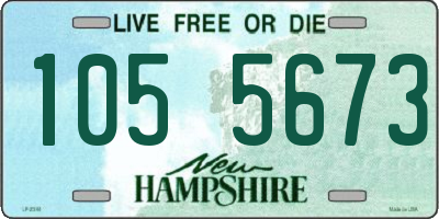 NH license plate 1055673