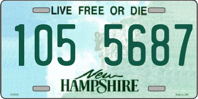 NH license plate 1055687