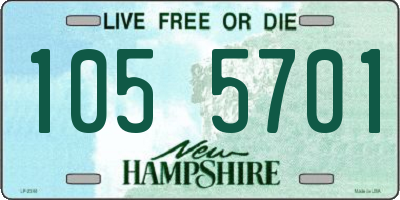 NH license plate 1055701