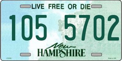 NH license plate 1055702